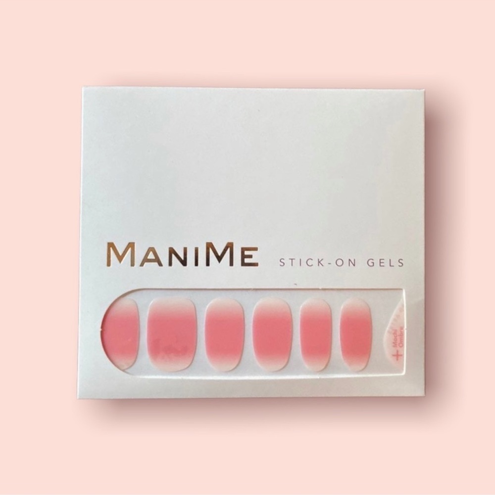 Manime standard size stick on gels in mocha ombré